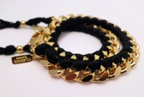 Holbrooke-Noir-Gold-Double-Wrap-Bracelet